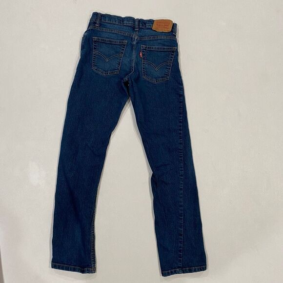 Levi’s 511 Slim Fit Kids Jeans Dark Wash Size 14 - Picture 2 of 5
